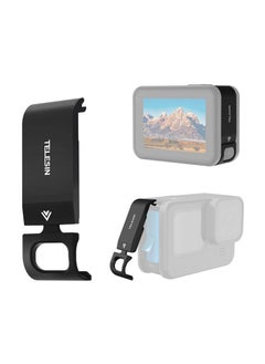 اشتري TELESIN Aluminum Battery Cover Side Door Replacement for GoPro HERO11 HERO10 HERO9 في الامارات