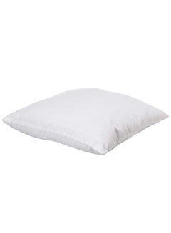Buy Maestro 2 Pcs Stripe Hotel Cushion90 GSM outer fabric, 700 grams Microfiber filling, Size: 65 x 65, White in UAE