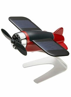 اشتري Aircraft Model, Solar Energy Aircraft Model, Alloy Solar Energy Rotate, Airplane Ornaments, Essential Oil Diffuser, Metal Handicraft, for Car Office Home Decoration (Red) في السعودية