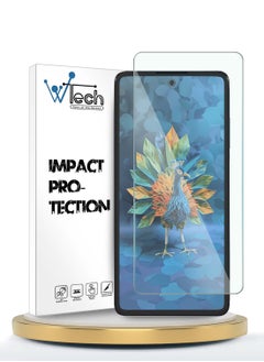 Buy HMD Crest 5G 2024 WTech Premium Series Curved Edges 9H 2.5D Tempered Glass Screen Protector - Clear in UAE