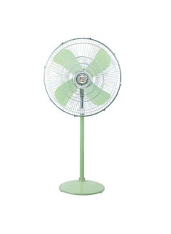 Buy Heavy Duty Pedestal Fan Adjustable Height Energy Saver Stainless Steel Long Distance Air Flow Size 60x60x140 Cm in UAE