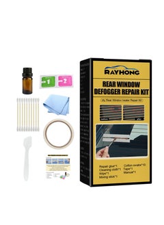 اشتري DIY Heated Rear Window Defroster Repair Kit - Universal Conductive Defogger Solution for All Cars في الامارات