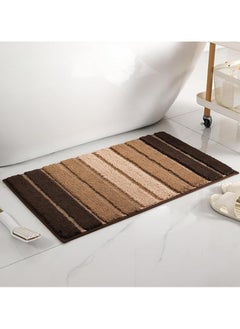 Buy Bathroom Rugs Bath Mat 50x80cm Non Slip Fluffy Soft Plush Microfiber Shower Carpet Rug Machine Washable Quick Dry Ultra Bath Mats for Tub Bathroom and Shower in UAE