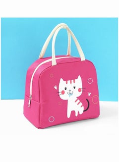 اشتري Cartoon Animals Lunch Bag Waterproof Portable Zipper Thermal Oxford Cooler Convenient Box في الامارات