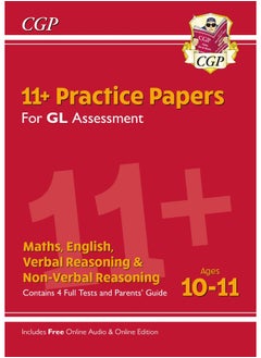 اشتري 11+ GL Practice Papers Mixed Pack - Ages 10-11 (with Parents' Guide & Online Edition) في الامارات