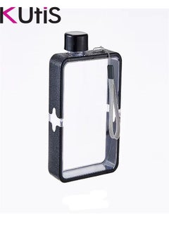 Buy Portable Drinking Sports Outdoor Travel Water Bottle Black 340ML in UAE