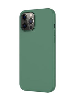 اشتري Protective Case Cover For APPLE IPHONE 12 PRO MAX LIQUID SILICON DARK GREEN في الامارات