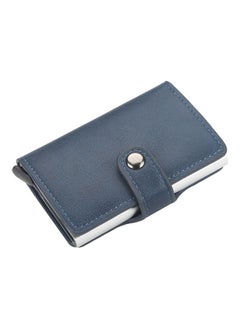 Buy Stylish Automatic Popup Card Holder Blue in UAE