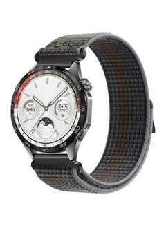 اشتري 22mm Velcro Nylon Woven Sport Strap Compatible with Huawei GT4/Huawei GT/Huawei GT 2 (46mm) Watch Band/Huawei Watch GT2 Pro Strap/Samsung Galaxy Watch 46mm / Galaxy Watch 3 45mm في الامارات