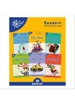 اشتري Phonic Books Dandelion Readers Set 3 Units 1-10 (Alphabet code, blending 4 and 5 sound words): Decodable books for beginner readers Alphabet code, blending 4 and 5 sound words في الامارات