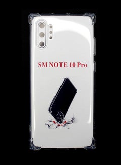 اشتري Protective Case for Samsung Galaxy Note 10 Plus Shockproof Phone Bumper Cover Anti Scratch Clear Back Clear في الامارات