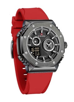 Buy Men's Water Resistant Analog & Digital  Luxury Sports Watch NF9216 in Saudi Arabia