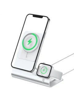 Buy JSAUX High Quality 2 in 1 Wireless Charging Stand Replacement for iPhone 12 13 Apple Watch 2 in 1 Dock Station in Egypt