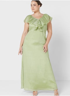 Buy Pleated Detail Chiffon Detail in Saudi Arabia