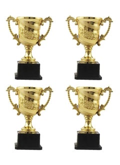 Buy Trophies,Gold Plastic Trophy Cup Winner Medals for Kid Party Sports Awards Party Bag Fillers in UAE