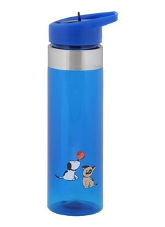 Buy Biggdesign Dogs Tritan Design Water Bottle 650 ML Blue in UAE