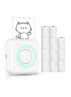 Buy All-in-one Photo Printer Portable Printer Wireless Instant Mini Printer Support BT Connection Compatible with iOS Android in Saudi Arabia
