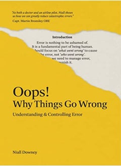 Buy Oops Why Things Go Wrong Understanding And Controlling Error in UAE