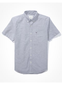Buy AE Classic Fit Oxford Short-Sleeve Button-Up Shirt in Saudi Arabia