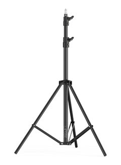 اشتري COOPIC L280 280cm/2.8m Heavy Duty Aluminum Alloy Photo Studio Light Stand with 1/4" Screw for Strobe Lights, Studio Kits, Flash, LED Video Light, Softbox, Reflectors, Umbrella. في الامارات