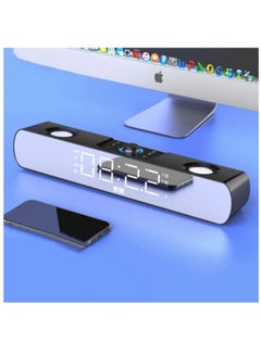 Buy SH16 Gaming peripherals LED Soundbar Computer Speaker Bluetooth Speaker Home Theater Sound Bar TV Speakers Alarm Clock Wireless in Saudi Arabia