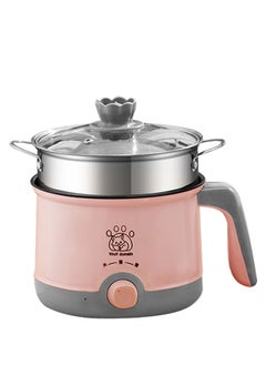 Buy Electric Hot Pot 110V Non-Stick Rapid Noodles Cooker Pink in Saudi Arabia