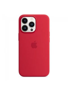 Buy Silicone Case Cover for iPhone 12 Pro Max 6.7inch Red in UAE