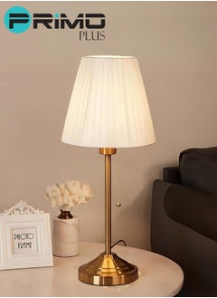 Buy Table Lamp Warm Lightning Metal White/Gold in Saudi Arabia