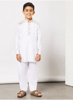 Buy Boys Solid Pathani Suit in UAE