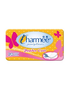 Buy Charmee Pantyliners Powder Cool Scents 20's in UAE