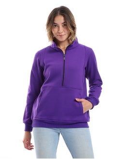 Buy Women Closed Hoodie With Front Zipper in Egypt