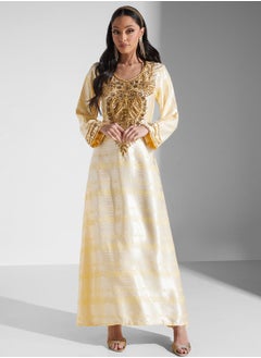 Buy Embellished Embroidered Jalabiya in Saudi Arabia