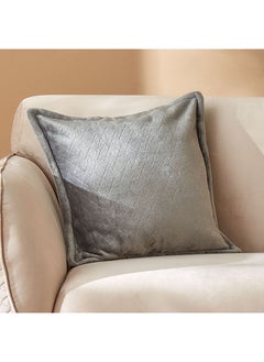 اشتري Lavish Diamond Embossed Solid Cushion Cover 45x45 cm في الامارات