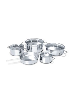 اشتري Impex 9 Piece Stainless Steel Cookware Set في الامارات