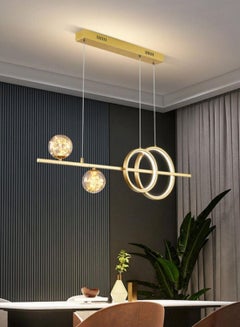Buy Planet Chandelier adjustable smart modern LED chandelier 35W modern office living room bedroom dining room staircase corridor chandelier 3000K-5700K in Saudi Arabia