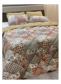 Buy quilt set Cotton 2 pieces size 180 x 240 cm model 151 from Family Bed in Egypt