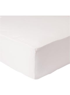 Buy Cotton Home Super Soft Bed Fitted 200x160Cm/79x63Inch, Queen Size High Quality Polyester Mattress Cover - Extra Soft - Easy Fit Highly Breathable Bedding & Linen Cover Ivory in UAE
