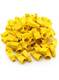 اشتري Soft Plastic Ethernet RJ45 Cable Boots 60pcs Yellow في السعودية