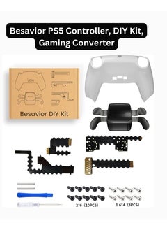 Buy Besavior 2023 Version PS5 Controller, DIY Kit, Gaming Converter, Back Button, Direct Insertion of PS5, Wired/Wireless Connection, No Delay, Stable with All PS5 Game Software in UAE