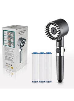 Buy Shower Head with Handheld, Shower Heads High Pressure, High Flow Even with Low Water Pressure Held Showerhead Set, Filtered Showerhead with extra two cotton Filters in Saudi Arabia