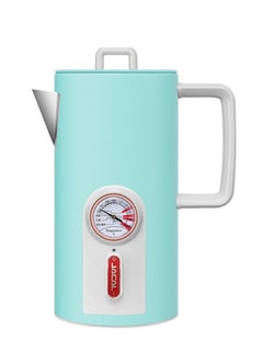 Buy Stainless Steel Electric Kettle with Thermometer 1.5L 1800W in UAE