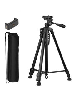 Buy Black Lightweight Tripod 3366 Aluminium Tripod Stand, Mobile and Cameras , Extendable , 360 degree rotatable  , compatible with the majority of the devices like SLR, DSLR, DVR and Video Cameras, Smartphones in Egypt