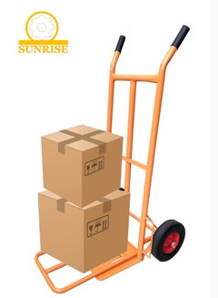 Buy Hand Truck Trolley  Steel Super Strong，Heavy Duty For Outdoor Factory Warehouse in UAE