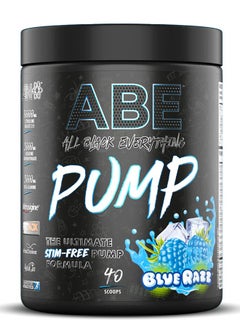 اشتري ABE Pump Stim Free, Blue Razz, 40 Scoops 500 Grams في الامارات