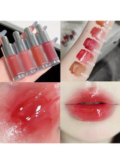 اشتري Nude Lip Care Collection - Moisturizing Tinted Lipstick, Vibrant Lip Glaze, Plumping Lip Gloss, and Nourishing Honey Lip Oil for Soft, Smooth Lips - Perfect Valentine's Day Gift for Women #104 في الامارات