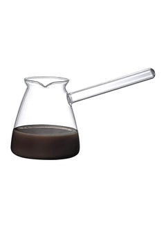 اشتري NEOFLAM Borosilicate Glass Coffee Warmer 650ml Stovetop Tea Maker Warming Pot Glass Milk Warmer Pots Greek Arabic Turkish Coffee Maker في الامارات