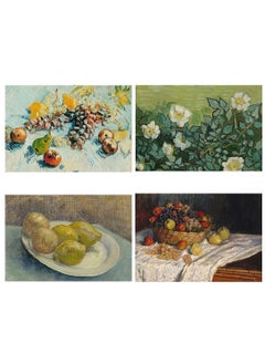 Buy 4 PCS Monet Van Gogh PVC Placemat in Saudi Arabia