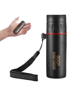 Buy Adult Pocket Monocular Telescope, Mini High Power Handheld Telescope for Bird Watching, Hunting, Camping, Hiking, Live Concerts and Games (60/1000M) in UAE