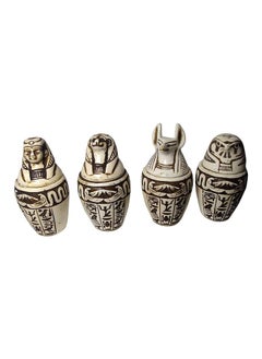 اشتري Set Of 4 Egyptian Ancient Canopic Jars Canopy Jar Organs Storage Statue Statues Pharaoh Pharaohs Collection Collectable Mythology Decor Souvenir Handmade Antique Hieroglyphics Decoration Hieroglyphic. في مصر