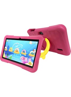 Buy K1 Kids Tablet 7-inch Wi-Fi, 4GB RAM + 128GB ROM, Android 13.0-Pink in UAE